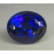 Royal Blue Sapphire Oval Cut Loose Sapphires Natural in Gold – main view