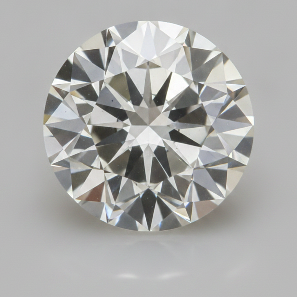 Natural Natural F VS1 Old European Cut Loose Diamond 2.5 Carat Earth Mined Round