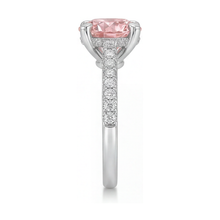 Natural Pink Diamond Ring 1.39 Carat Round