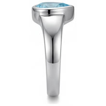 Dazzling Neon Paraiba Gemstone Ring 1 ct – profile view