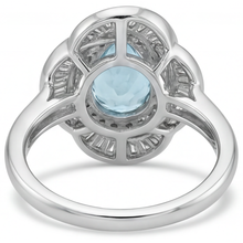 Handcrafted Halo Engagement Ring 7.5 ct – angle view