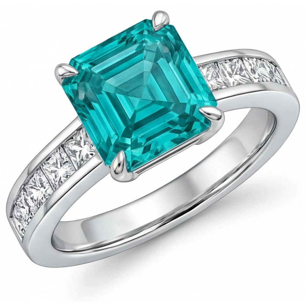 Refined Halo Ring 3 ct – main view