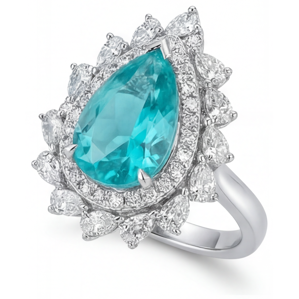 Artisan Halo Setting Ring 6.50 ct – angle view
