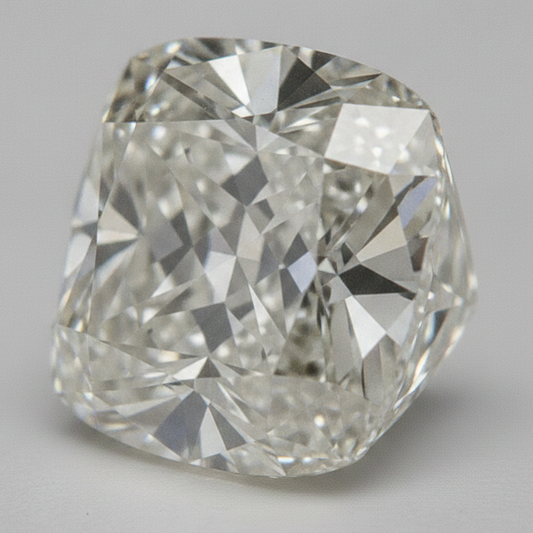 Old Miner Cushion Cut Genuine 6 Carat Real Loose Diamond F VS1