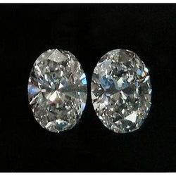 Oval Cut Loose Natural Earth Mined Diamond 2.02 Carats G Vs1 Loose Pair