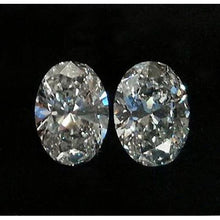 Oval Cut Loose Diamond 2.02 Carats G Vs1 Loose Diamond Pair Diamond
