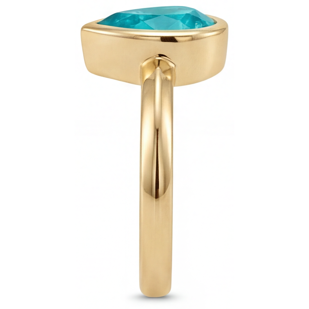 Elegant Gemstone Ring 1.25 ct – top view
