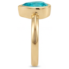 Elegant Gemstone Ring 1.25 ct – top view
