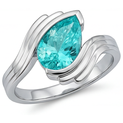 Handcrafted Gemstone Ring – Paraiba Tourmaline 2 ct by