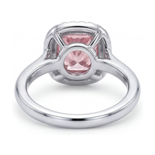 Pink Diamond Engagement Ring 1.21 Carat Cushion