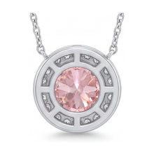Pink Diamond Necklace 2.4 Carat Round