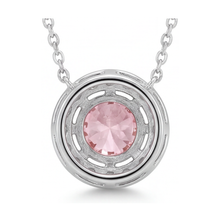 Pink Diamond Necklace 3 Carat Round