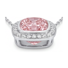 Pink Diamond Pendant 4.6 Carat Cushion
