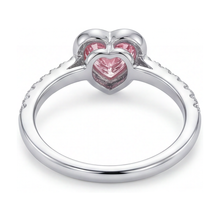 Pink Diamond Ring 2.35 Carat Heart