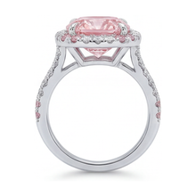 Pink Diamond Ring 4.5 Carat Cushion