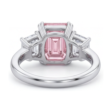 Pink Diamond Ring 4 Carat Emerald