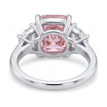 Pink Diamond Ring 5.2 Carat Cushion