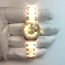 Rolex Two Tone Mother Of Pearl Dial 26 mm Lady Datejust Watch
