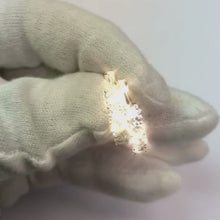 Round Natural Earth Mined Diamond Hoop Earring 2 Carats Jewellery Vs1 F