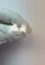 4 Ct Princess Cut Genuine Natural Earth Mined Diamond Stud Earring 14K White Gold