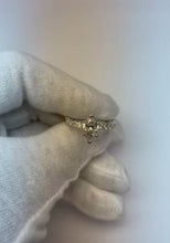 Marquise And Round Real Natural Earth Mined Diamond Engagement Ring 2.75 Carats White Gold 14K