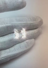 2 Ct Round Prong Set Natural Earth Mined Diamond Drop Earring 14K White Gold