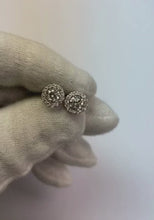 1.40 Ct Natural Round Halo Diamond  14K White Gold