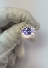 Tanzanite And Natural Earth Mined Diamonds 4.75 Carats Wedding Ring Gold White