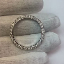 Ladies 31 Mm Round Natural Earth Mined Diamond Bezel To Fit Rolex watch 31MM Model 278240 18K White Gold