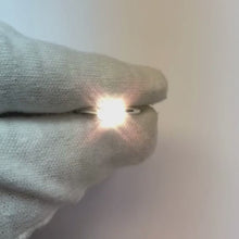 1 Carat Real  Diamond Solitaire Engagement Ring 14K White Gold