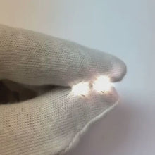 1 Carat Prong Set Heart Cut Natural Earth Mined Diamond Stud Earring 14K White Gold