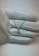 Prong Set Solitaire Round Cut Natural Earth Mined Diamond Pendant White Gold 14K 1 Ct