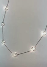 Delicate Natural Earth Mined Diamond Chain Necklace