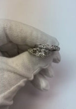 5 Carat Princess Center Natural Earth Mined Diamond Ring With Band Set Two Tone 14K