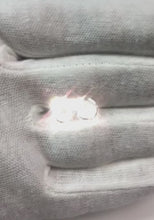 Solitaire Round Natural Earth Mined Diamond Stud Earring Bezel Set 2 Carats White Gold 14K