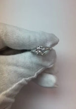 3 Stone Baguette & Round Old Miner Natural Earth Mined Diamond Ring 2.50 Carats