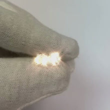 Natural Earth Mined Diamond Earrings For Daily Use