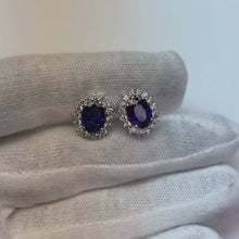 Womens Sapphire Earrings