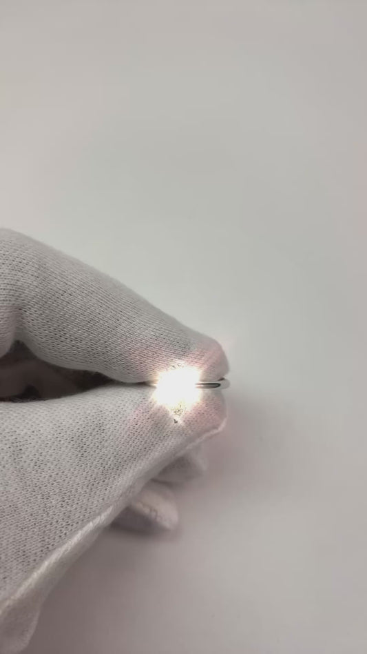 1.5 Carat Prong Set Pear Real Natural Earth Mined Diamond Ring