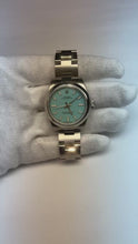 Rolex Ladies Oyster Perpetual 31mm Tiffany Luminous Dial Steel Watch