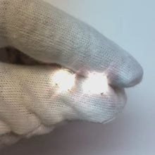 Cushion Cut Stud Natural Earth Mined Diamond Ladies Earrings 2 Carats White Gold