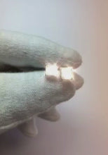 2 Ct Princess Cut F Vs1 Natural Earth Mined Diamond Stud Earring 14K White Gold