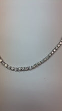 Classic Natural Earth Mined Diamond Tennis Chain Necklace