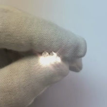 1 Carat Pear Cut Natural Earth Mined Diamond Stud Earring 14K White Gold