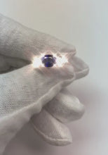 3 Stone Ring Oval And Round Cut Ceylon Sapphire & Natural Earth Mined Diamond 5 Carats New