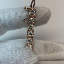 25 Pointer Tennis Bracelet Natural Earth Mined Diamond