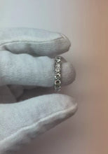 3.60 Carats White Gold Women Real Round Natural Earth Mined Diamond Eternity Band