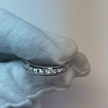 Channel Set Wedding Band Round Natural Earth Mined Diamond 1.35 Carats Jewellery