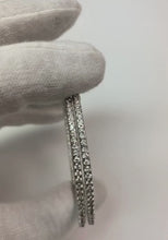 Large Round Cut Natural Earth Mined Diamond Hoop Earrings