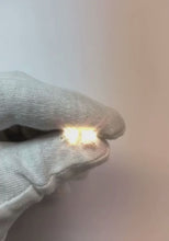 1.8 Ct Princess Cut Women Stud Earring 14K White Gold Natural Earth Mined Diamond